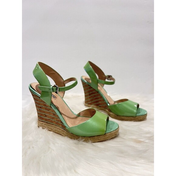 Charles David Women’s Octave Platform Fashion Sandal Mint Leather US Size 10 - Picture 2 of 10